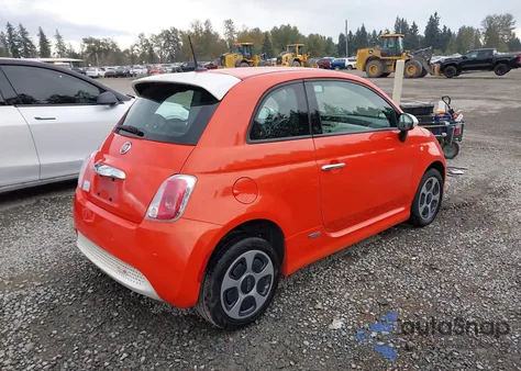2015 Fiat 500E Battery Electric z USA, uszkodzony, nr VIN 3C3CFFGE1FT549836